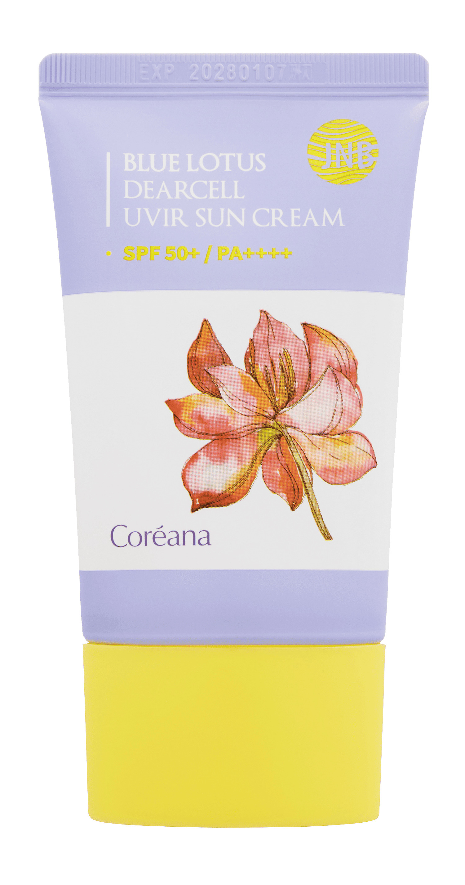 제이엔비 블루로터스 디어셀 유브이아이알 선크림